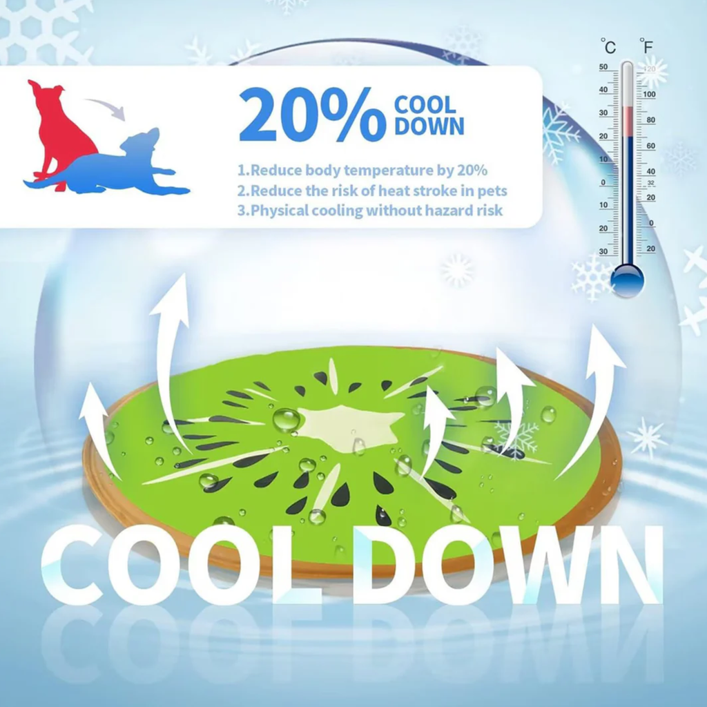 All For Paws Chill Out Kiwi Cooling Mat