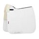 LeMieux Merino+ Half Lined Dressage Square - White/Natural