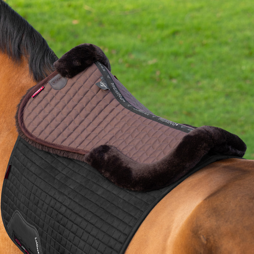 LeMeiux Merino+ Half Pad - Brown/Brown