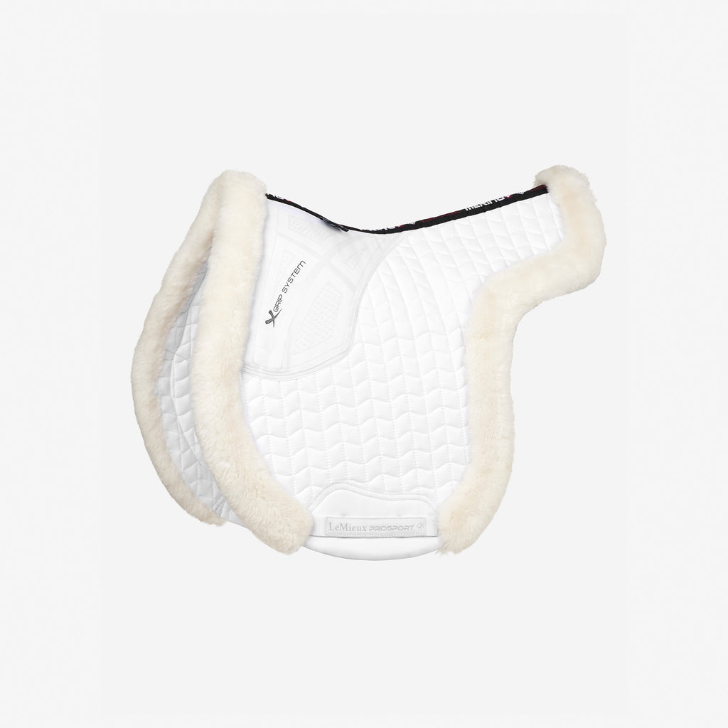 LeMieux Merino+ Hunter Saddle Pad - White