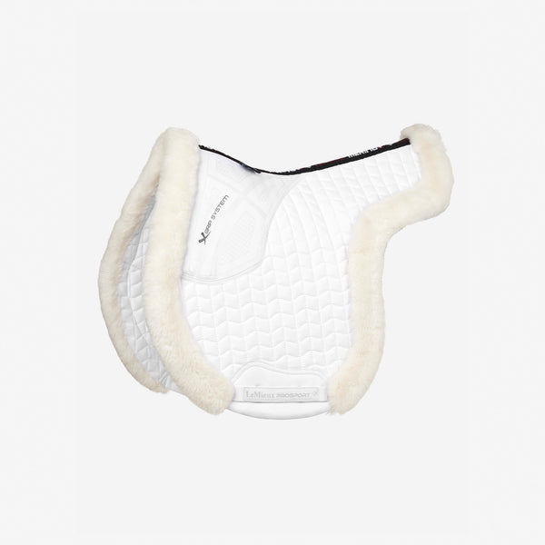 LeMieux Merino+ Hunter Saddle Pad - White