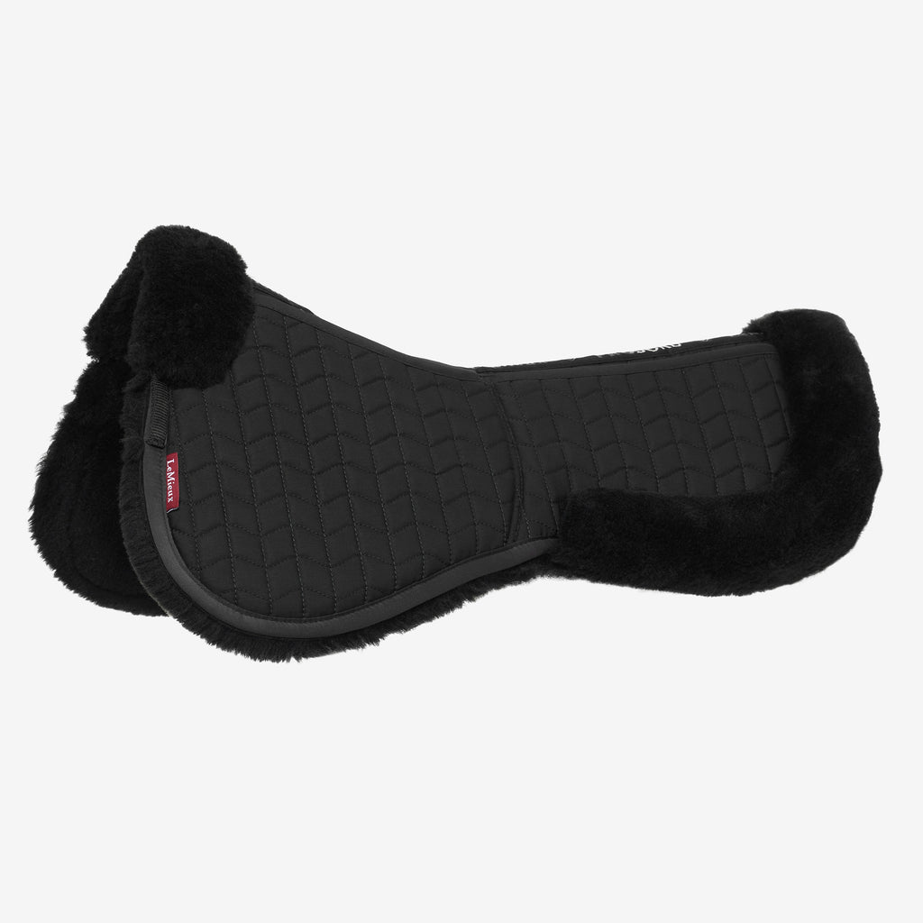 LeMieux Merino+ ProSorb 2 Pocket Half Pad - Black/Black