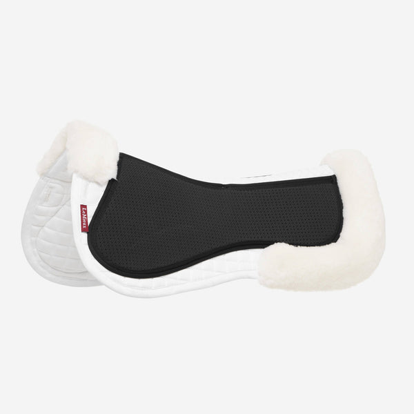 LeMieux Streamline Half Pad - White/White