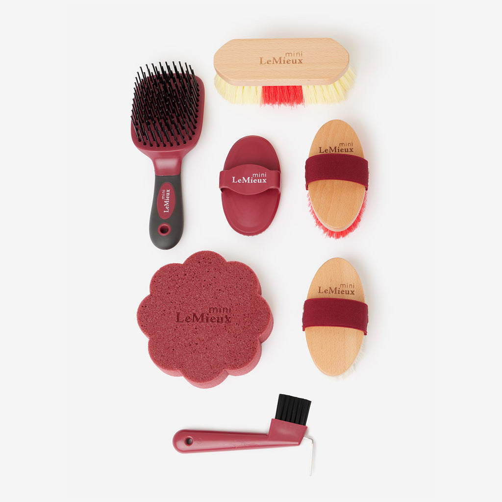 LeMieux Mini Grooming Set - Red