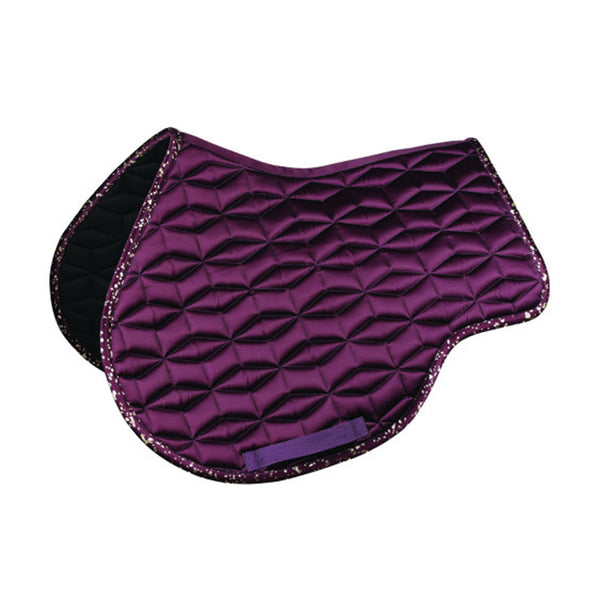 Hy Equestrian Enchanted Collection Saddle Pad - Plum