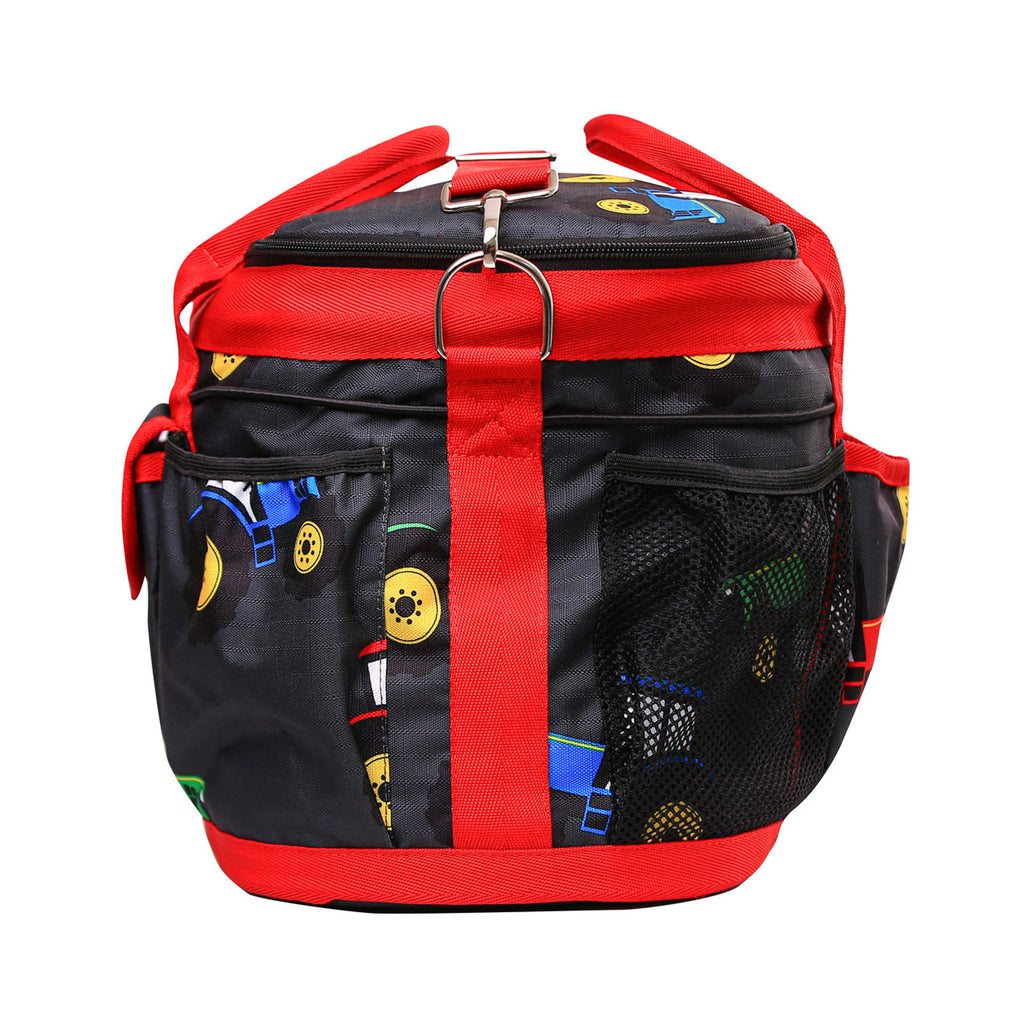 Hy Equestrian Tractor Collection Grooming Bag - - Grey/Red one size