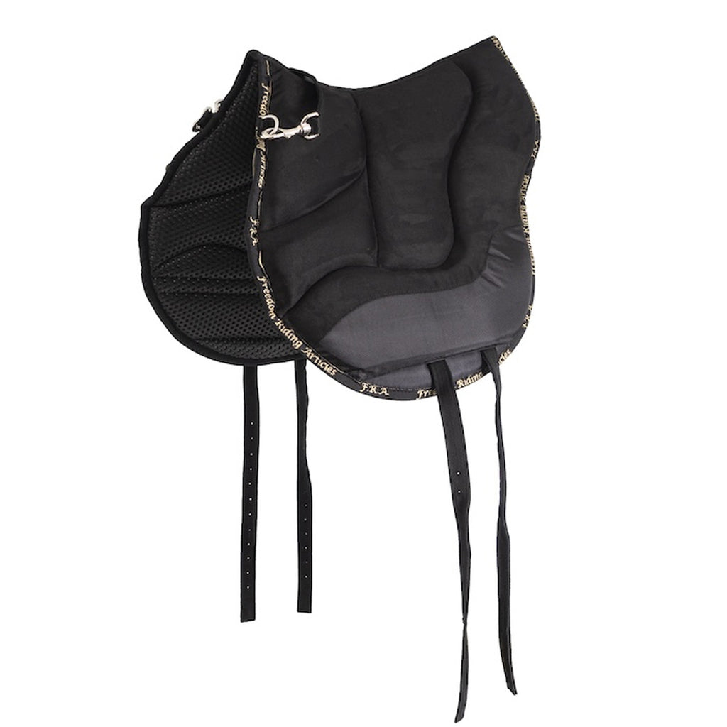 F.R.A Dardo Basic Bareback Pad - Black Suede