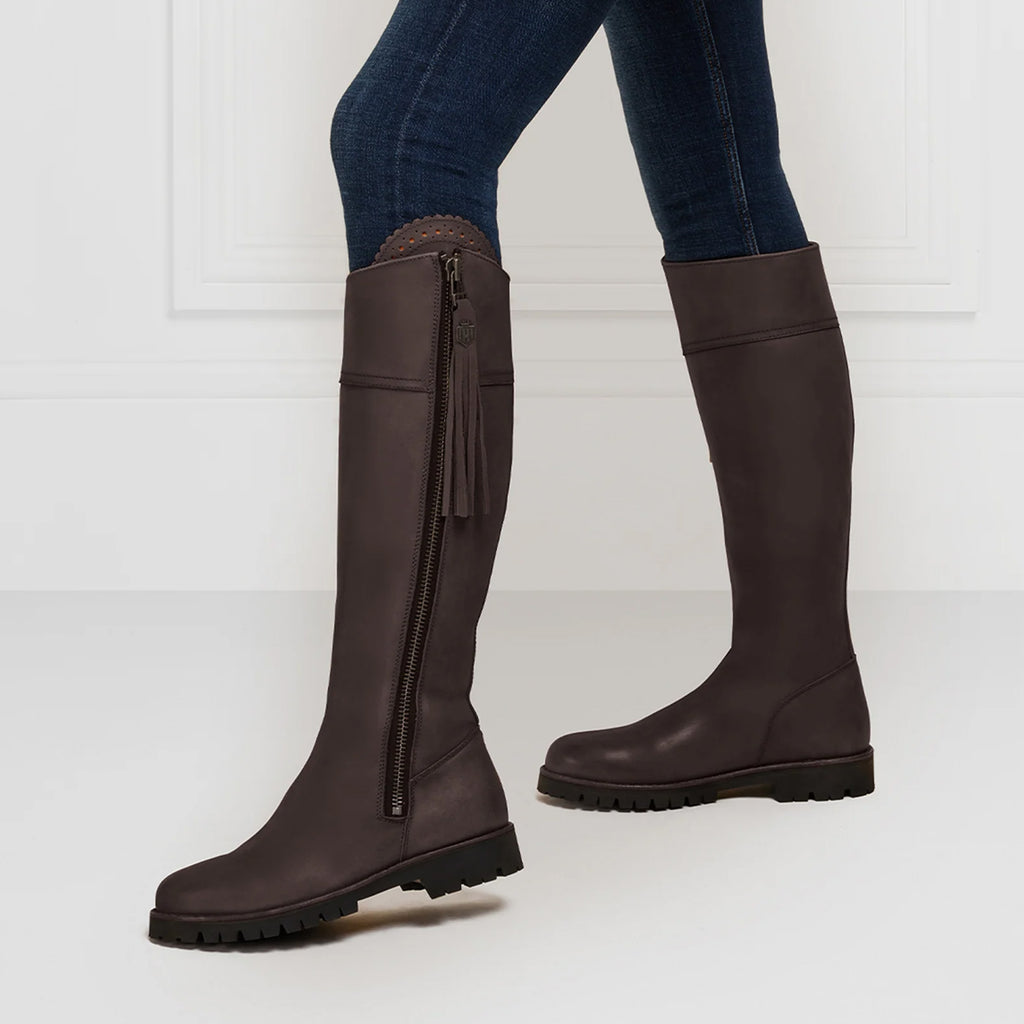 Fairfax and Favor Explorer Narrow Fit Boot - Mahogany