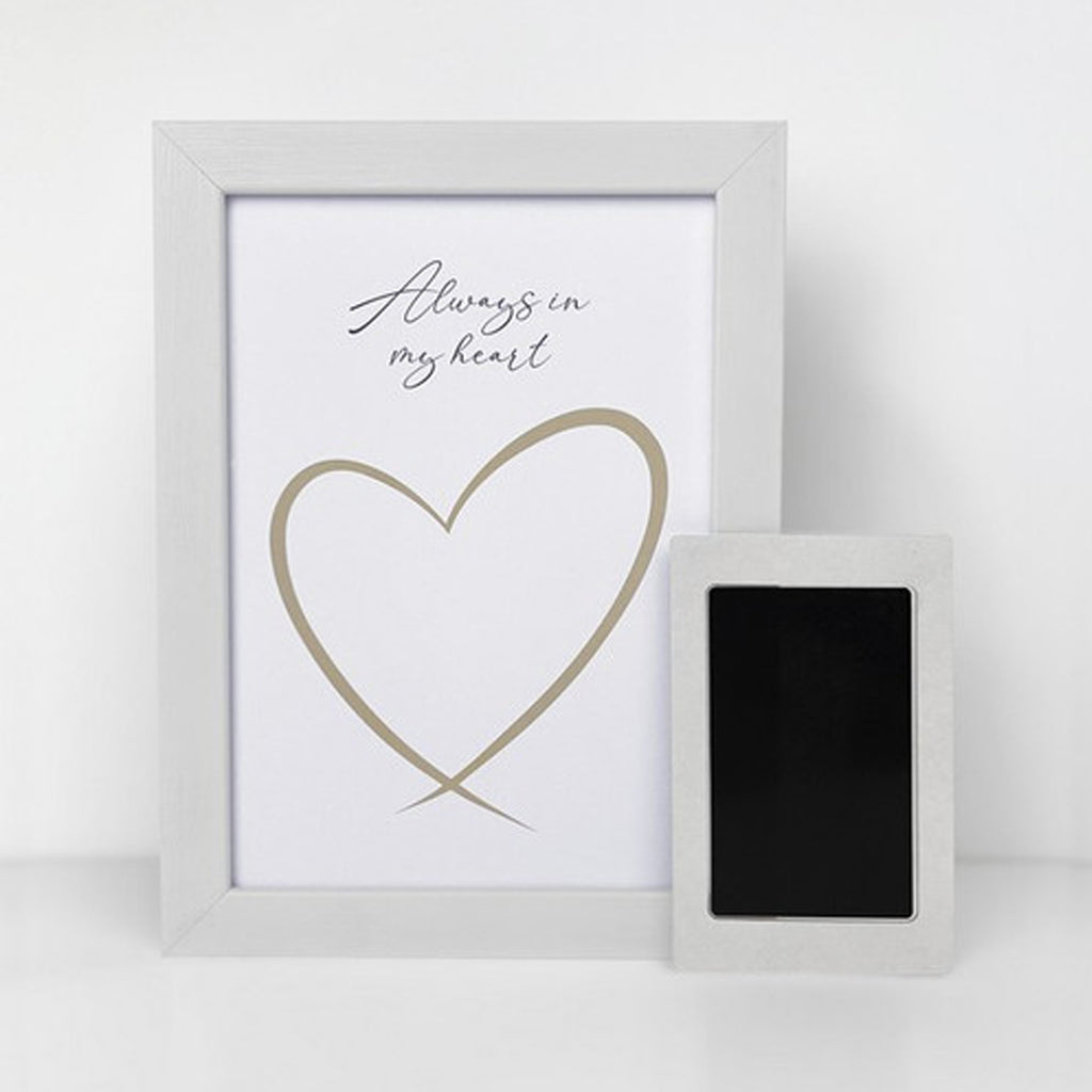 Oh So Precious Paw Print Ink Picture Frame - A5