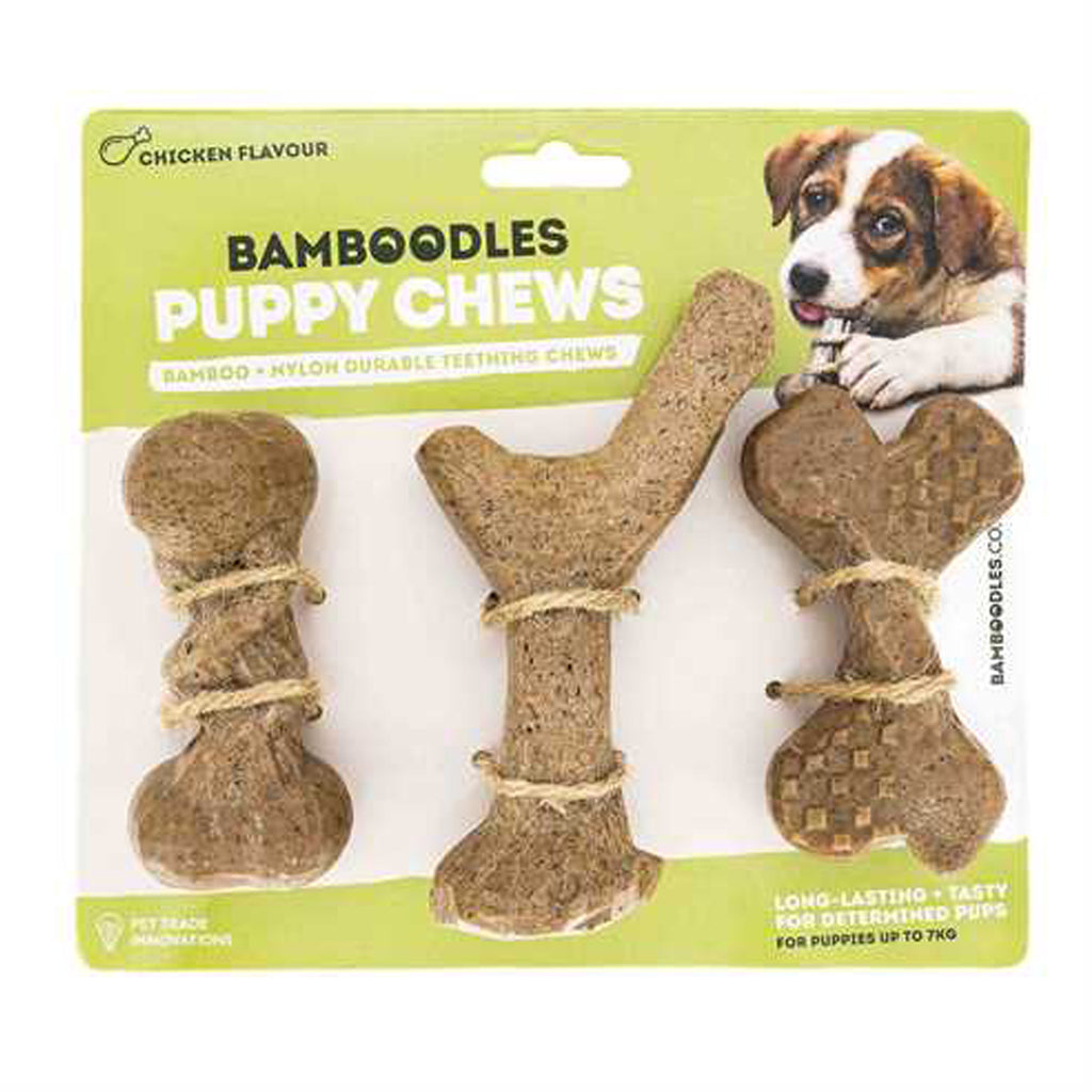 Bamboodles Puppy 3 Pack - Chicken