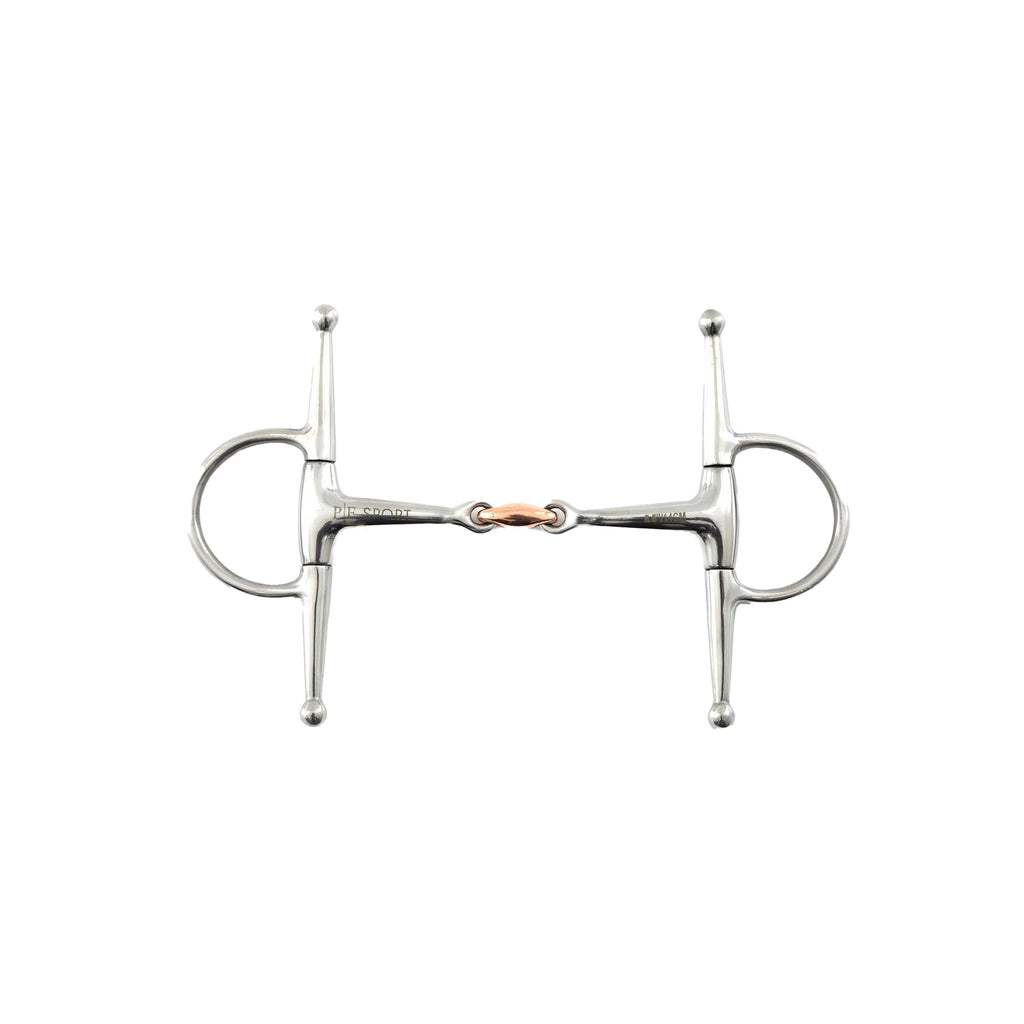 Premier Equine Full Cheek Snaffle with Copper Lozenge