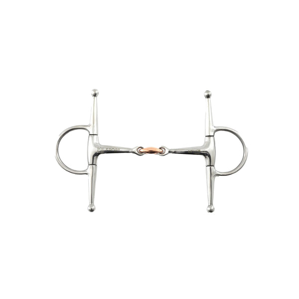Premier Equine Full Cheek Snaffle with Copper Lozenge
