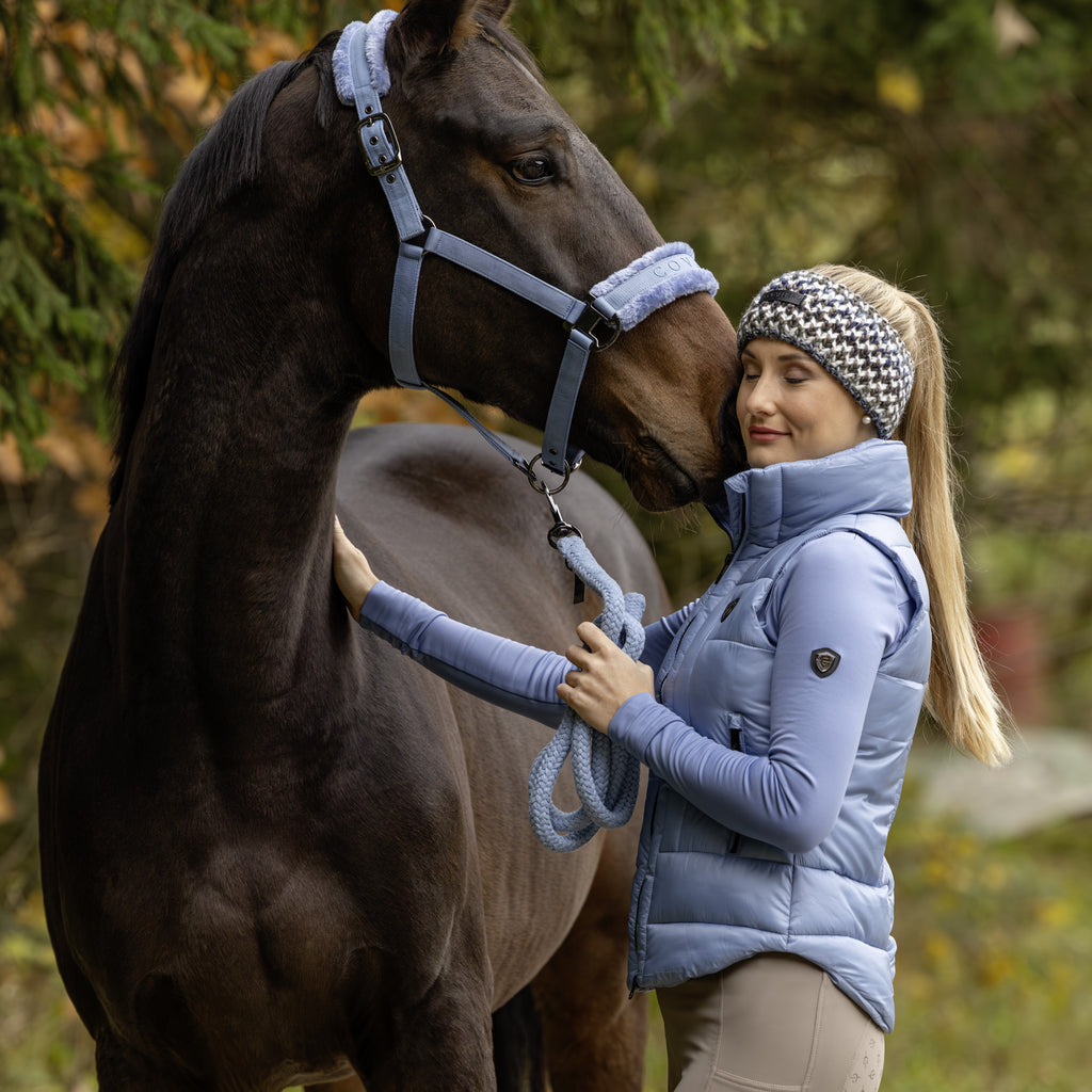 Covalliero Padded Vest - Winter Sky