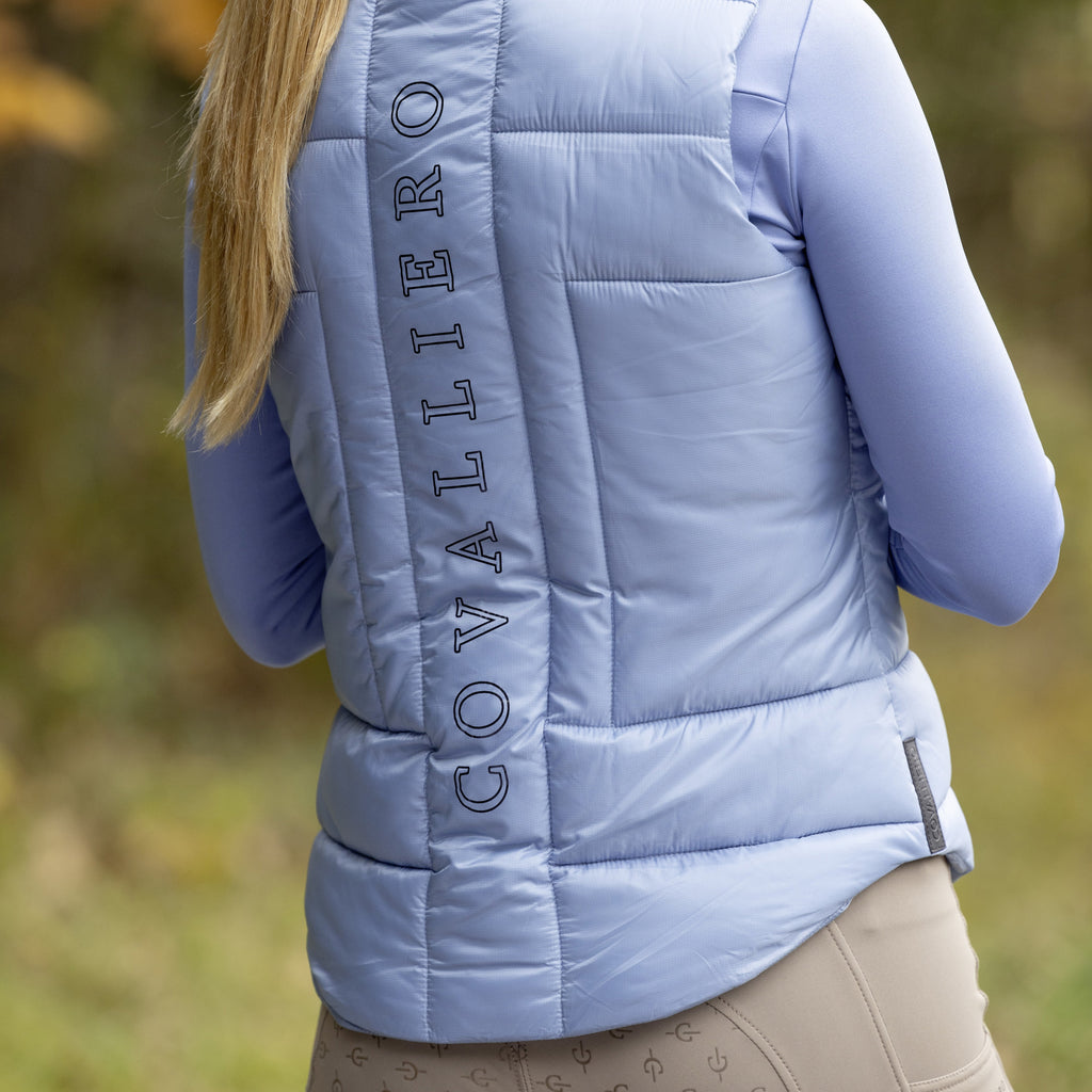 Covalliero Padded Vest - Winter Sky