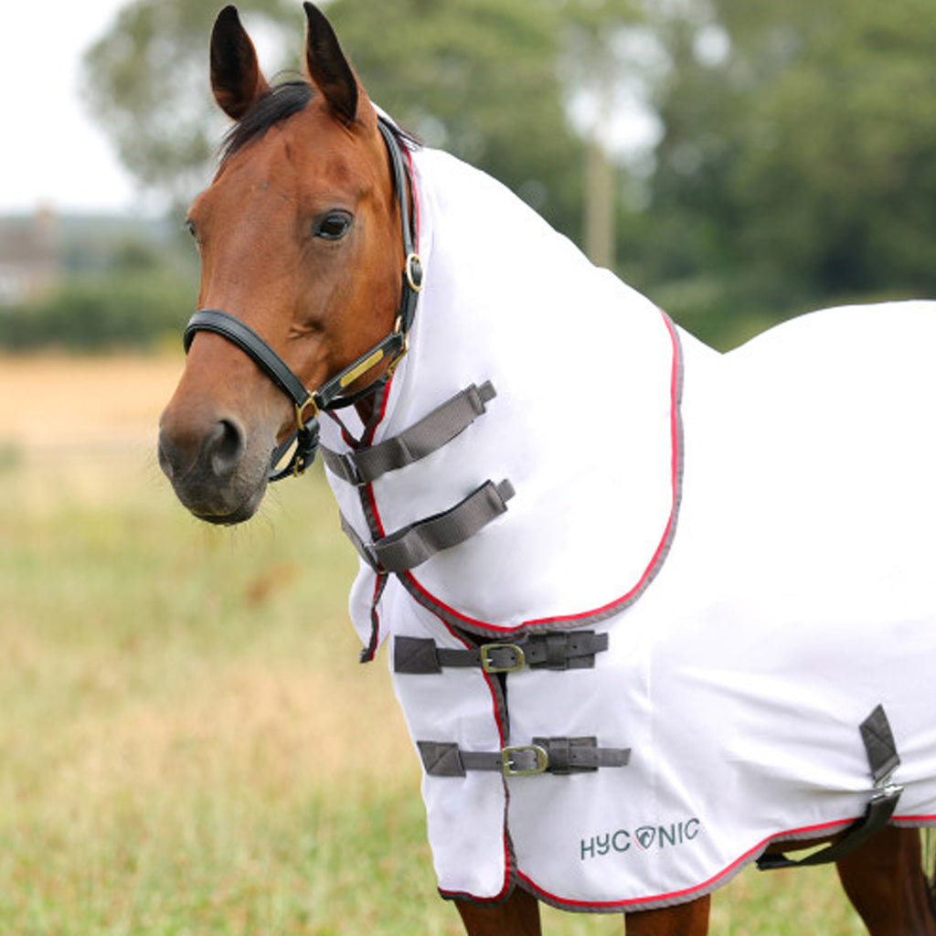 HyCONIC Fly Rug With Detachable Neck - White