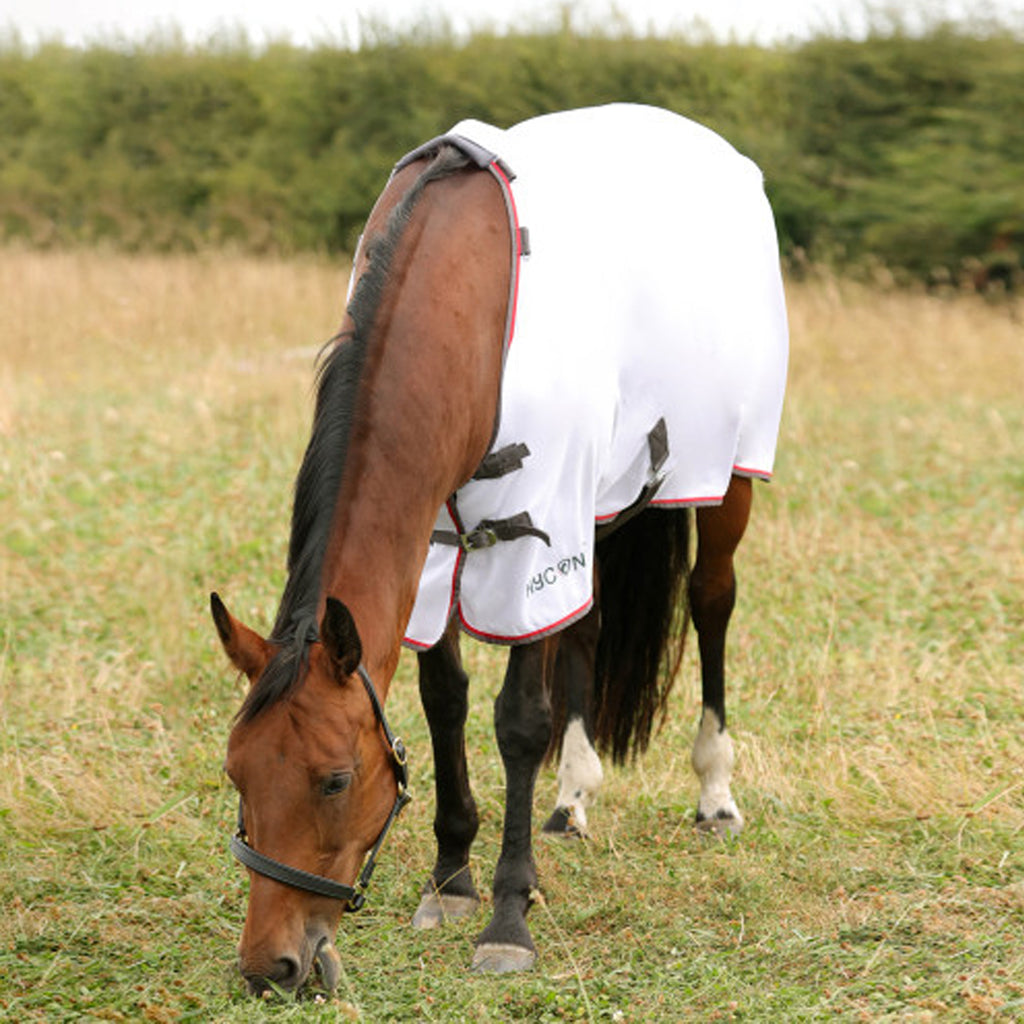 HyCONIC Fly Rug With Detachable Neck - White