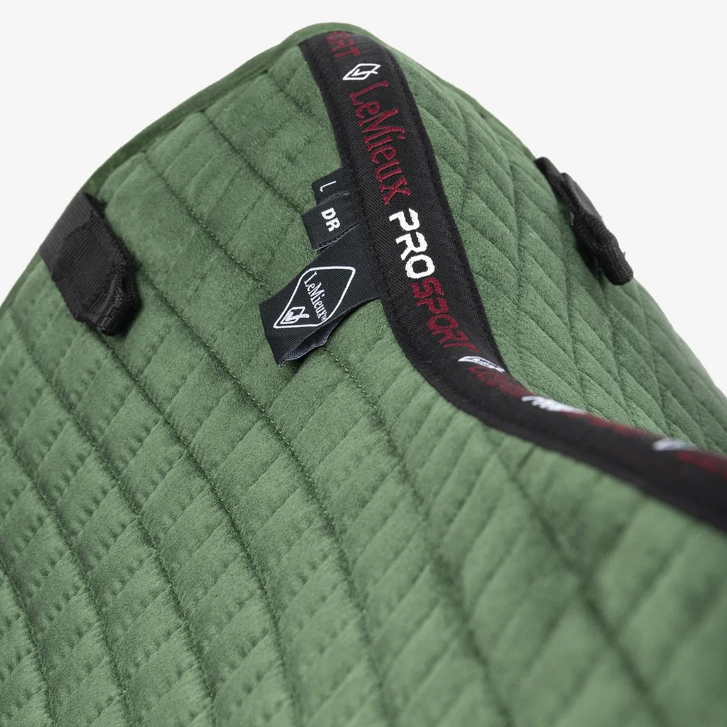 LeMieux Suede Dressage Square - Hunter Green