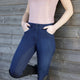 Hy Equestrian Elevate Mizs Denim Breeches - Dark Blue