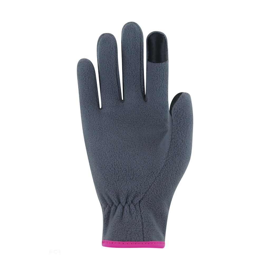 Roeckl Noville Junior Riding Gloves - Grey/Pink