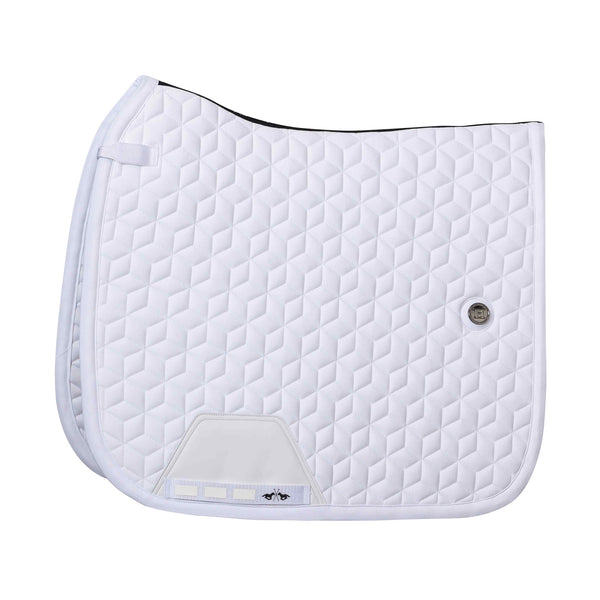 HV Polo Essential Dressage Saddlepad - White