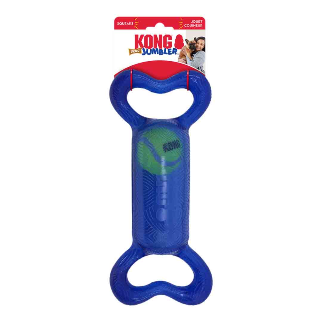 KONG Jumbler Tug Bone Assorted Colours - Small/ Medium Small/Medium