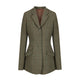 Equetech Ladies Claydon Beaufort Tweed Riding Jacket - Claydon Green