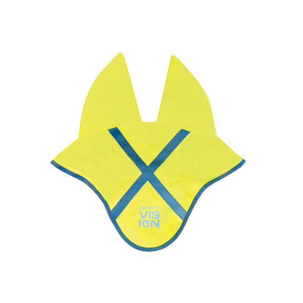Equetech Hi Vis Vision Acoustic Ear Bonnet - Yellow