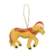 Equetech Beaded Dun Horse Christmas Decoration