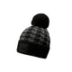 Equetech Houndstooth Waterproof Knit Headband - Black/Grey