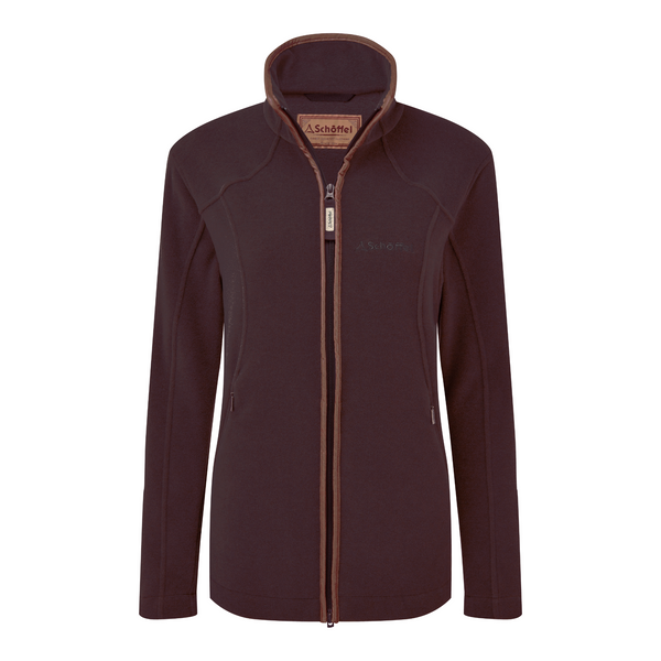 Schoffel Ladies Burley II Fleece Jacket  - Port