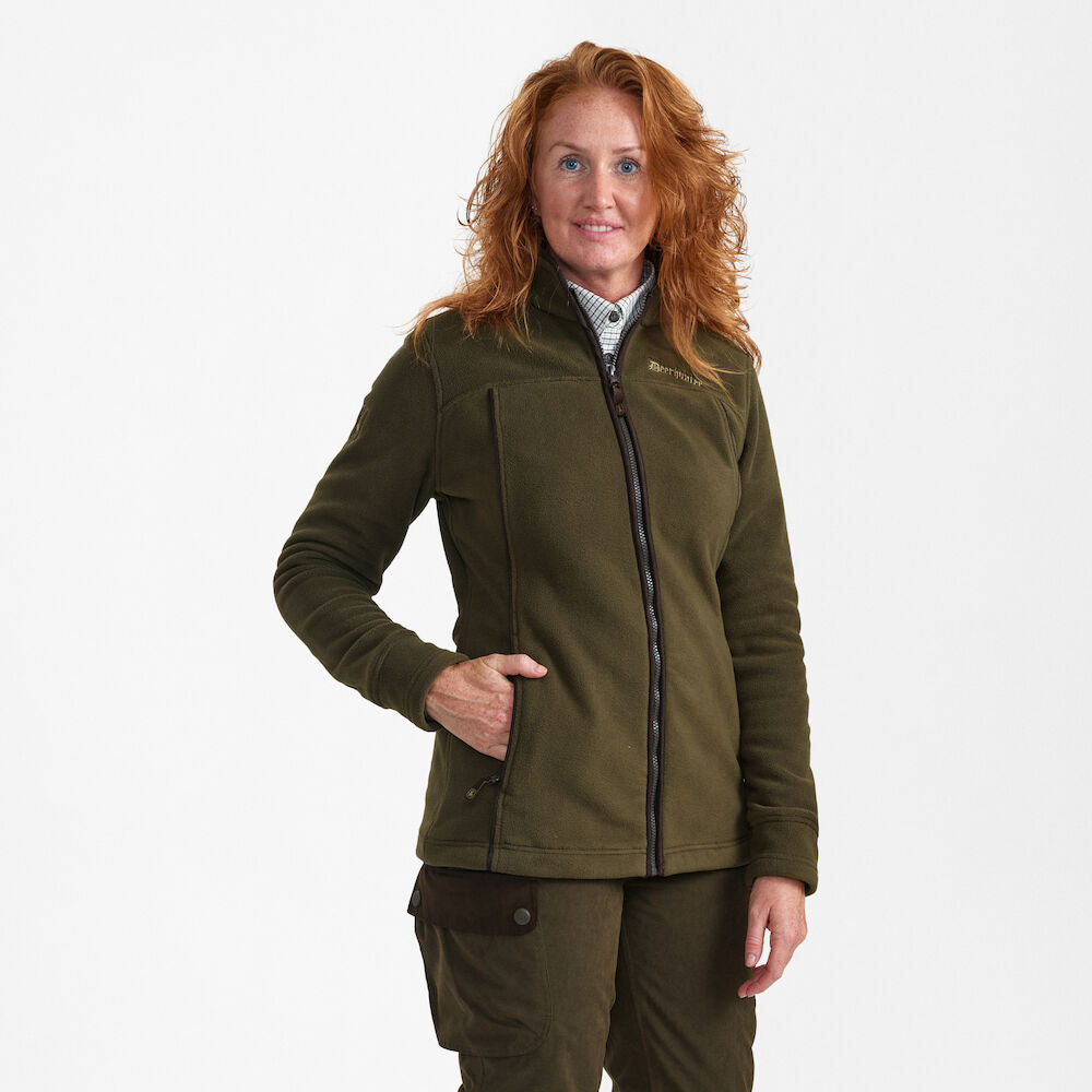 Deerhunter Ladies Eagle Fleece Jacket - Tarmac Green