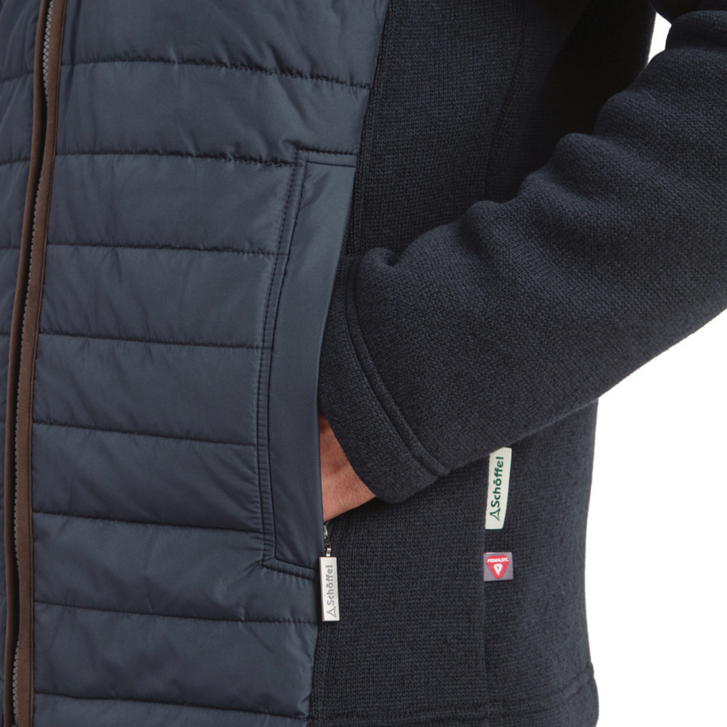 Schoffel Mens Cottesmore Hybrid Jacket - Petrol Blue