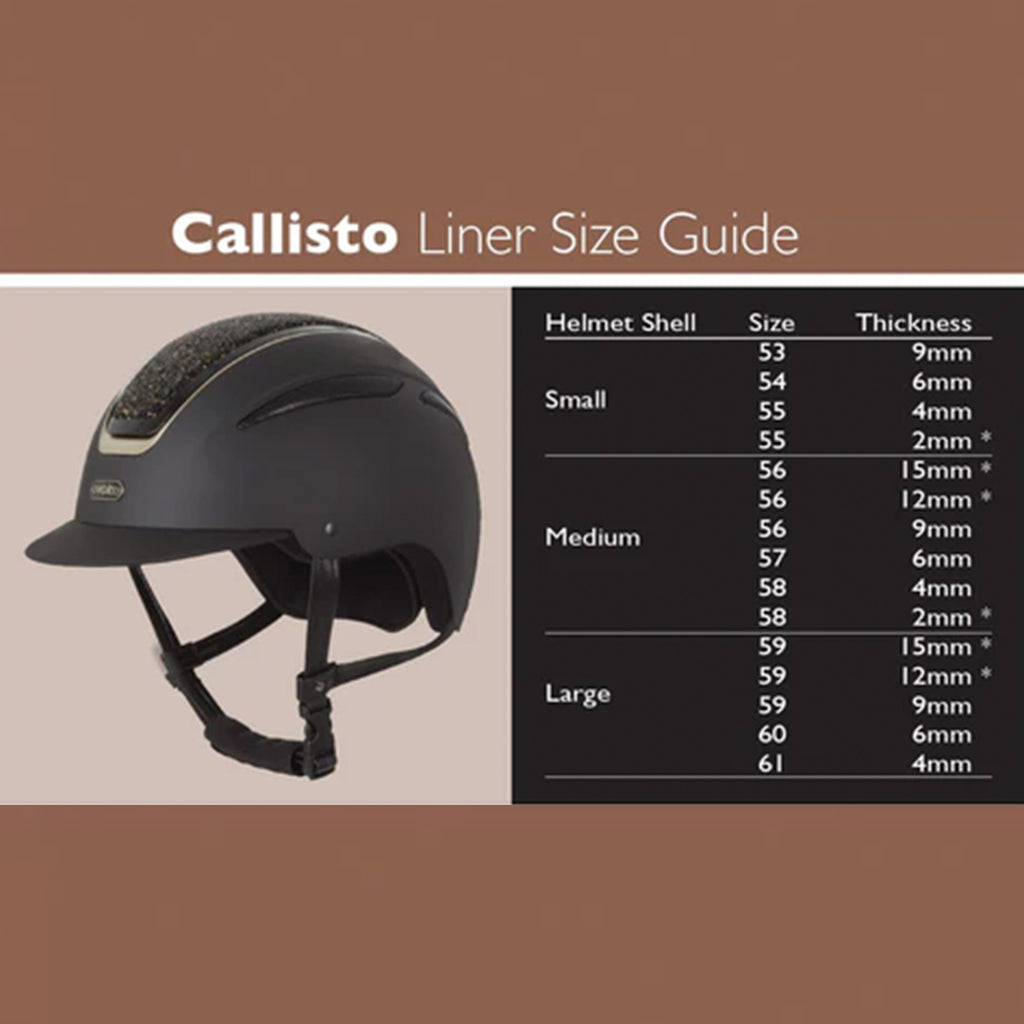 Evoke Callisto Removable Crown Padded Helmet Liner - Black