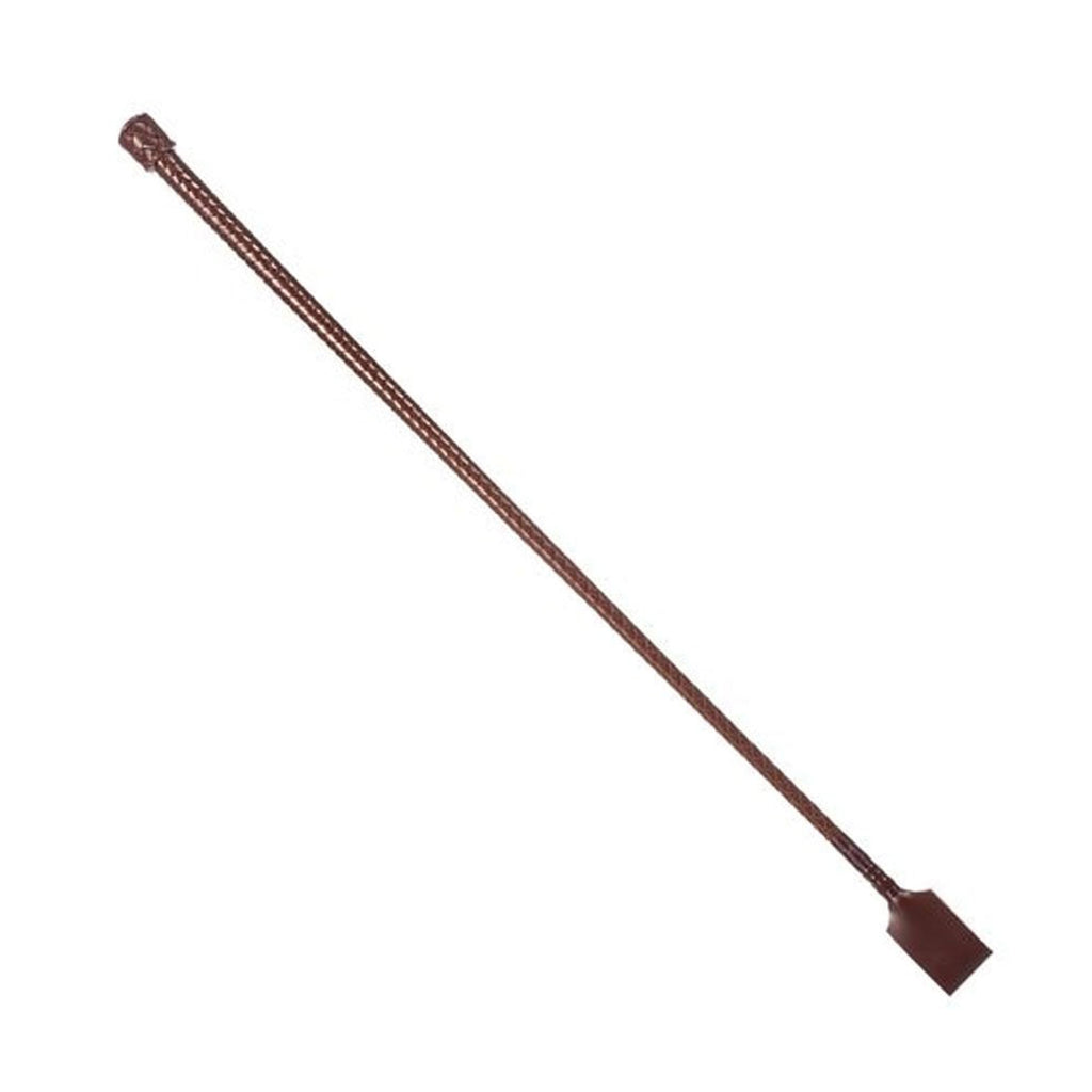 Country Direct Plaited Leather Whip - Brown