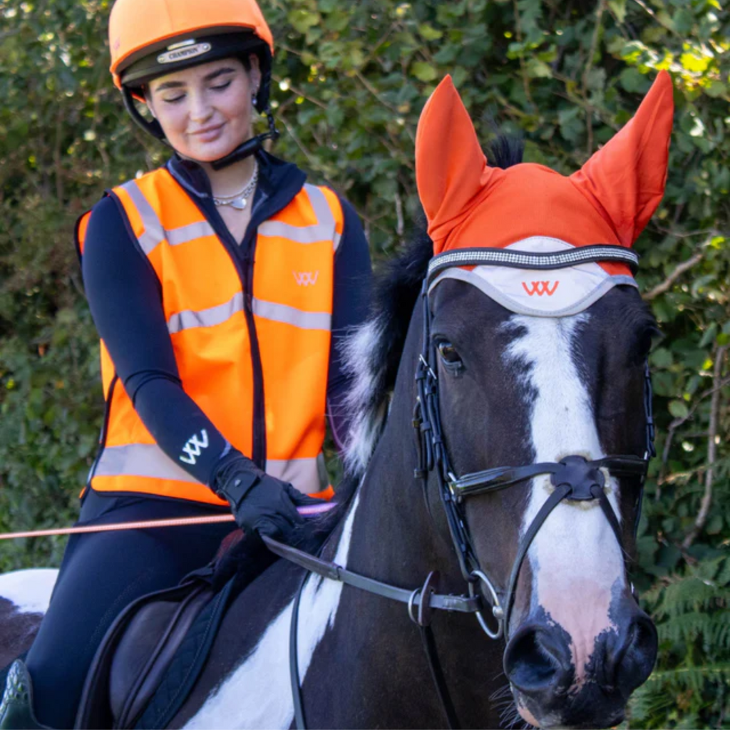 Woof Wear Junior Hi Vis Riding Vest - Orange