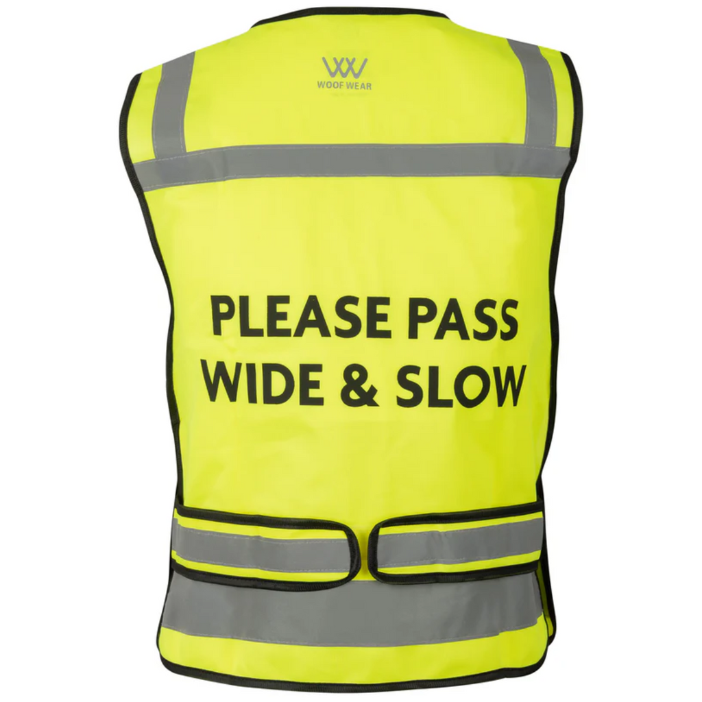 Woof Wear Junior Hi Vis Riding Vest - Yellow