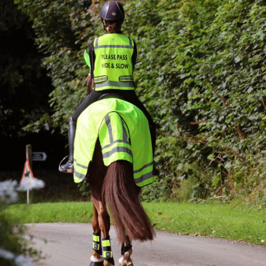 Woof Wear Junior Hi Vis Riding Vest - Yellow