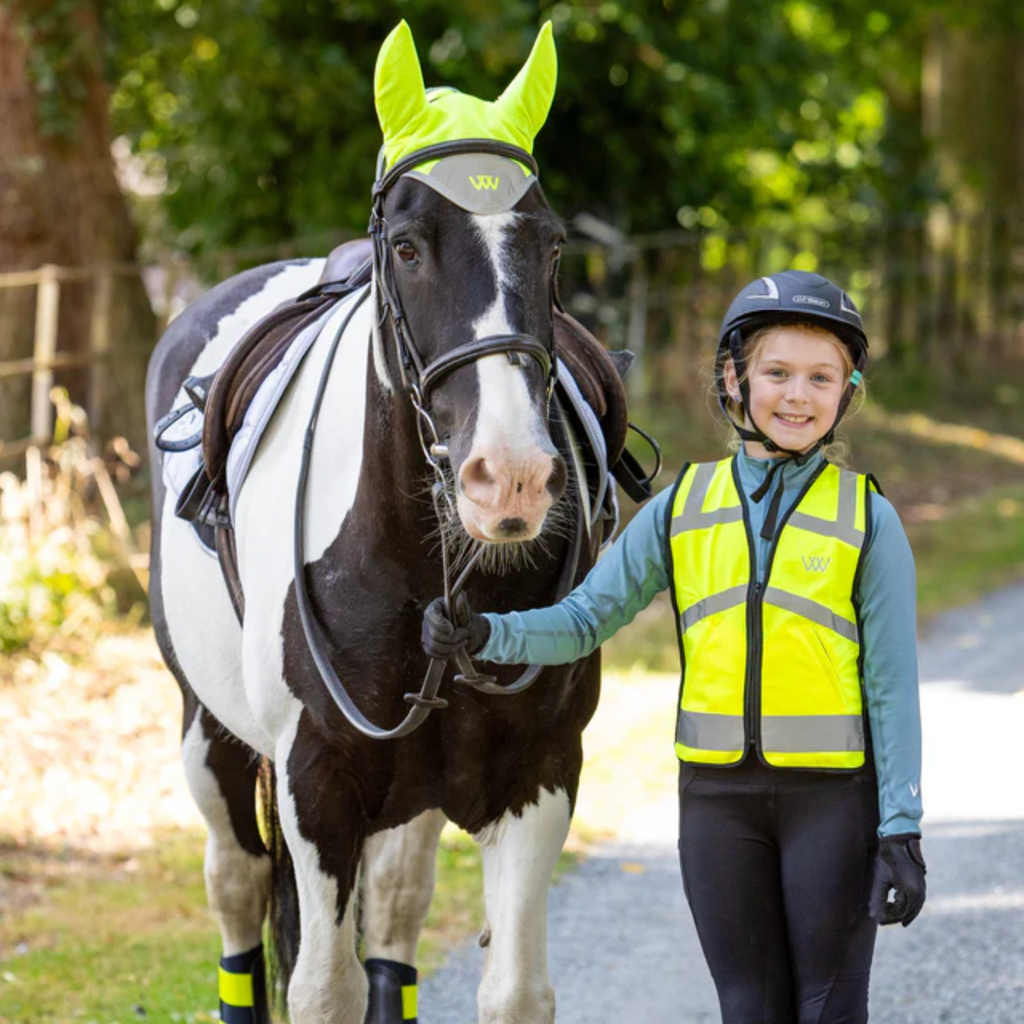 Woof Wear Junior Hi Vis Riding Vest - Yellow