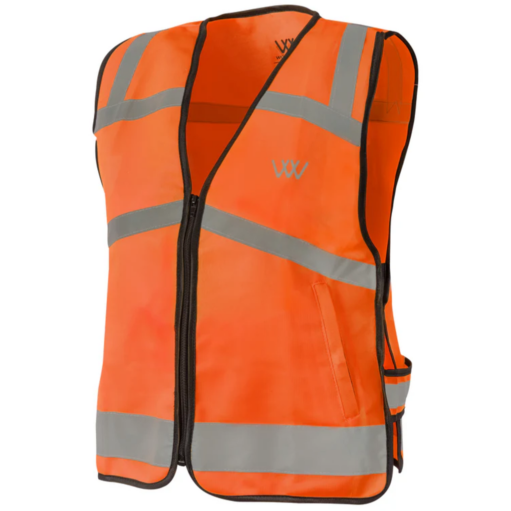 Woof Wear Adults Hi Vis Riding Vest - Orange