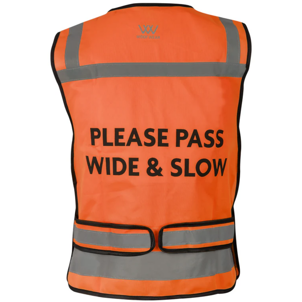 Woof Wear Adults Hi Vis Riding Vest - Orange