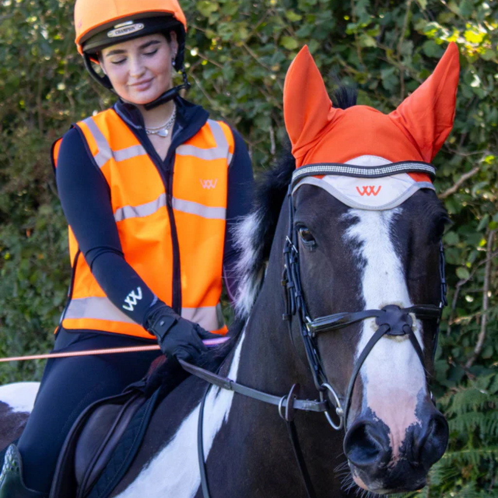 Woof Wear Adults Hi Vis Riding Vest - Orange
