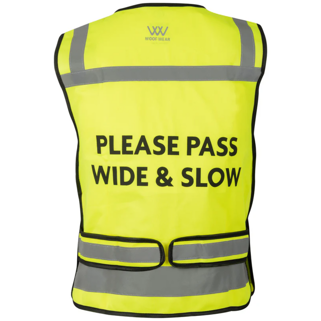 Woof Wear Adults Hi Vis Riding Vest - Yellow