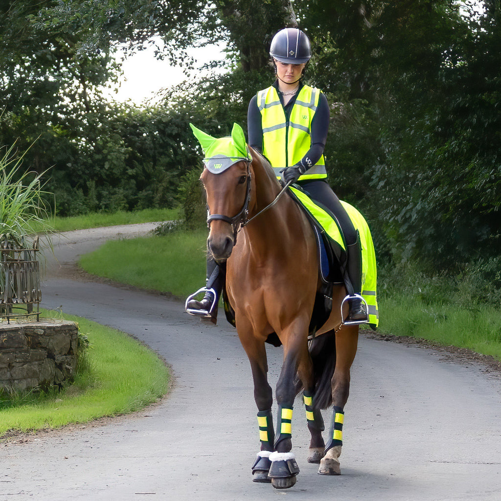 Woof Wear Adults Hi Vis Riding Vest - Yellow