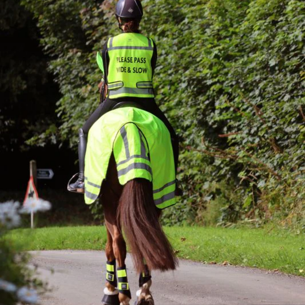 Woof Wear Adults Hi Vis Riding Vest - Yellow
