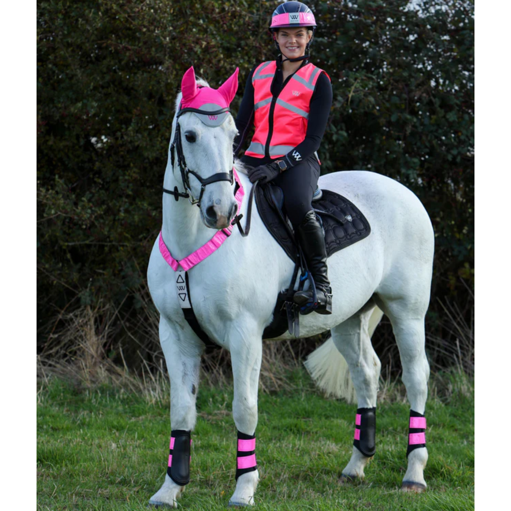 Woof Wear Reflective Club Boots - Pink