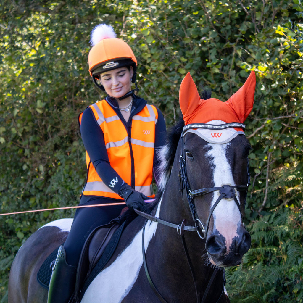 Woof Wear Hi Vis Fly Veil - Orange