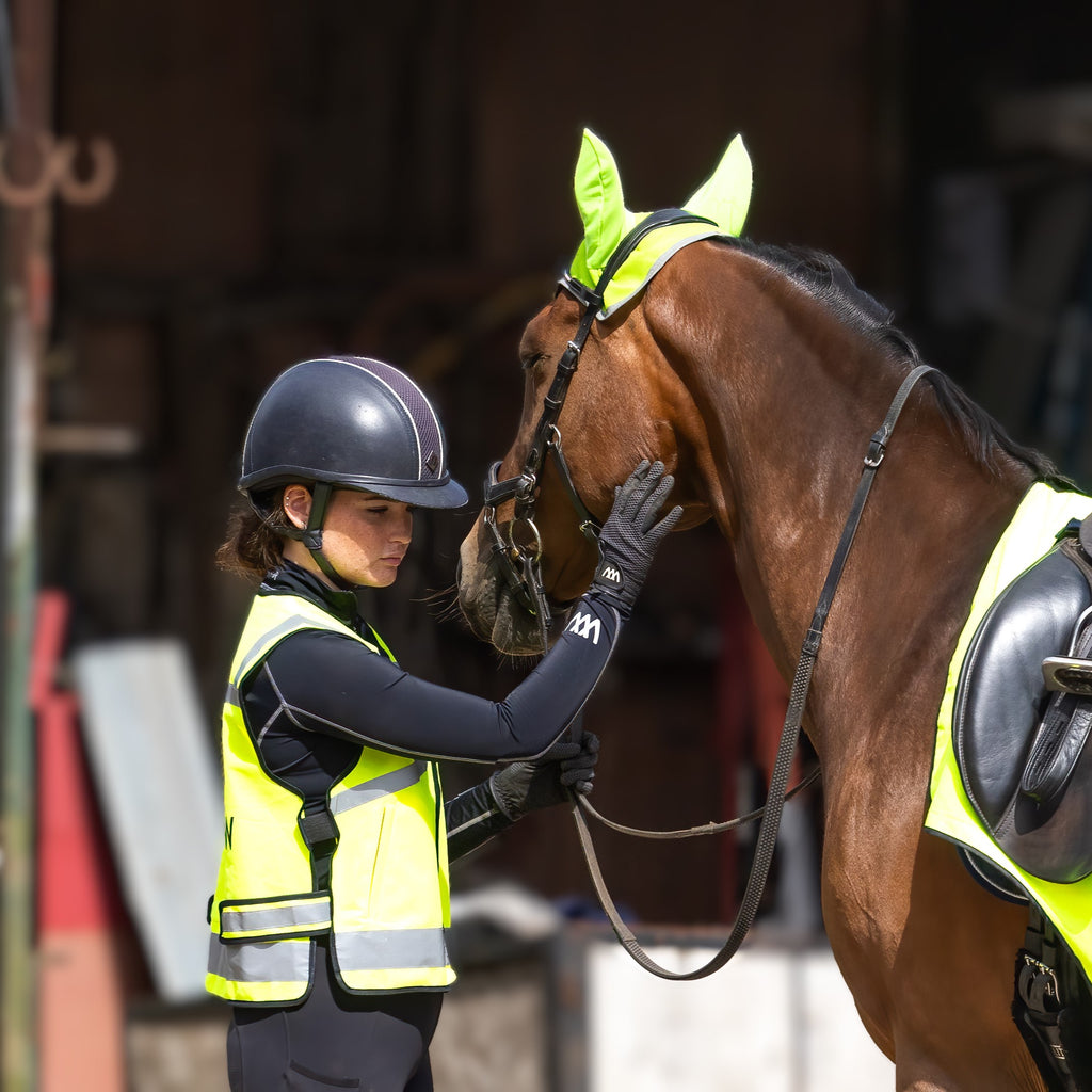 Woof Wear Hi Vis Fly Veil - Yellow