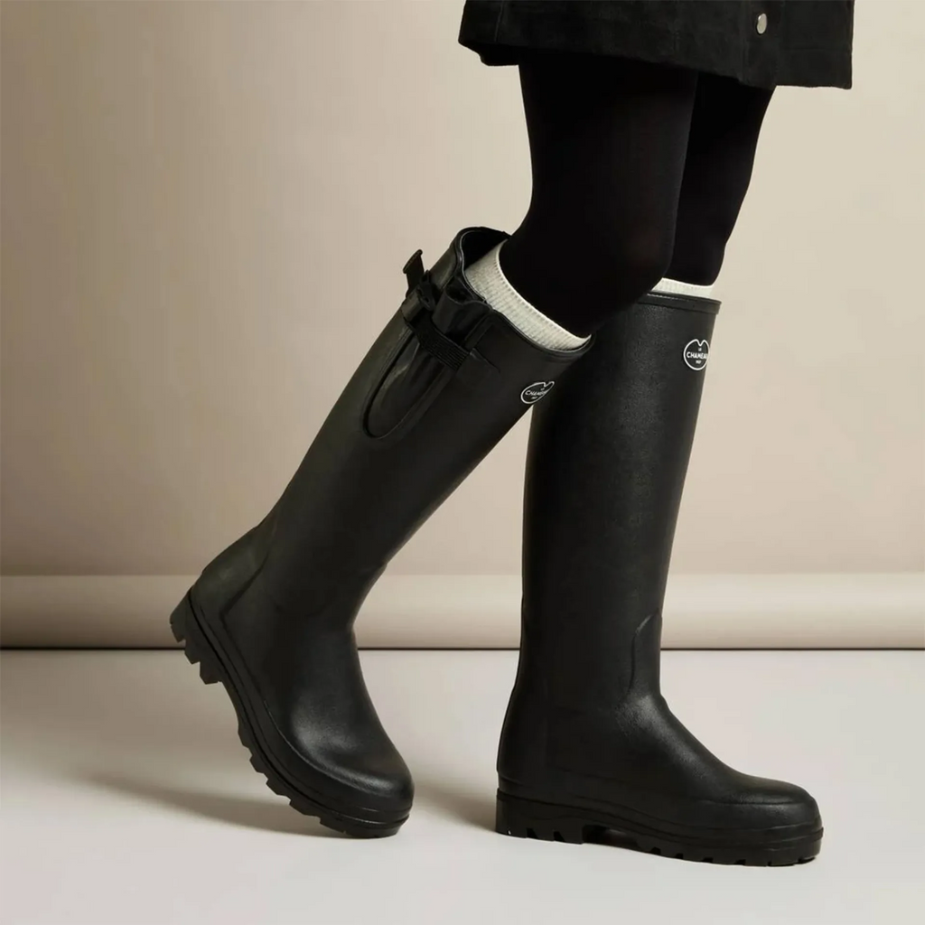 Le Chameau Ladies Vierzonord Neoprene Lined Boot - Noir