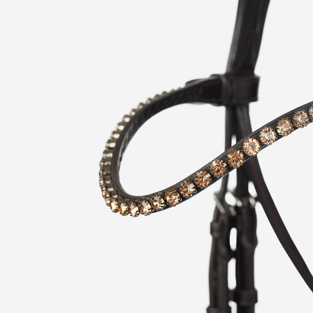 LeMieux Kudos Patent Dressage Bridle - Brown