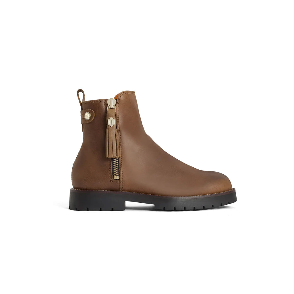 Fairfax and Favor Ladies Oakham Ankle Boot - Oak Leather